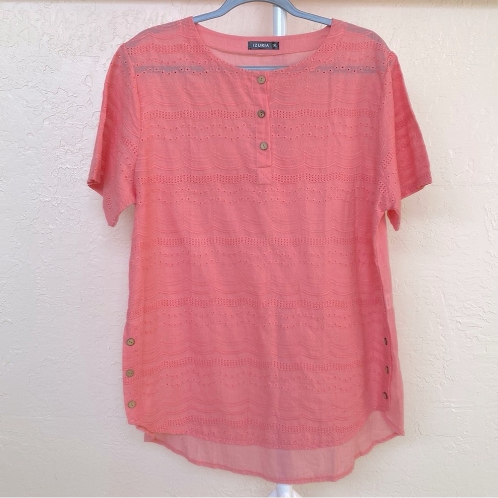 Izuria Eyelet Top